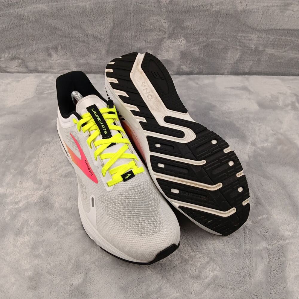 Brooks Launch GTS 9 1203741B148 Women's 11B White Running Shoes Sneakers - Picture 6 of 9